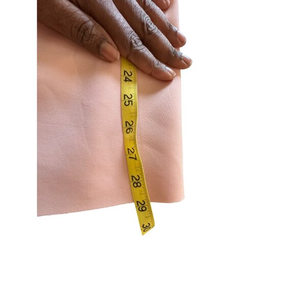 White Lace & Pink Pleated Sleeveless Dress Back Tie Raw Hem By Olive Tree Sz S - Picture 9 of 9